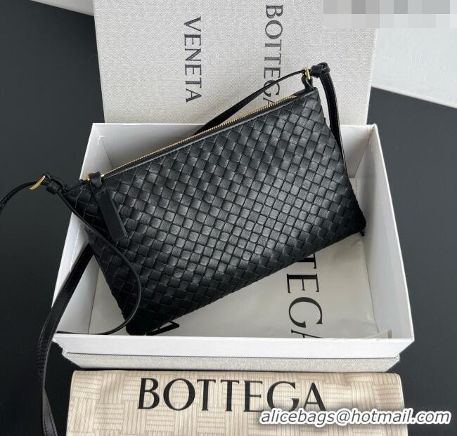 Best Product Bottega Veneta Intrecciato Piccolo Medium Pouch 876625 Black 2026