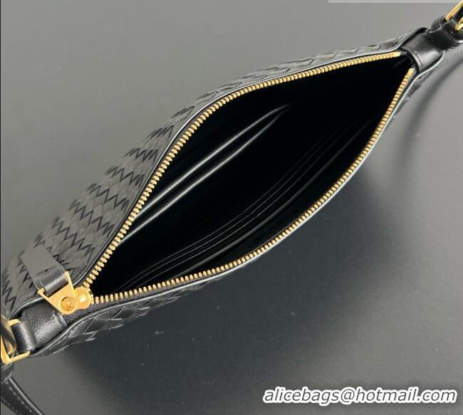 Best Product Bottega Veneta Intrecciato Piccolo Medium Pouch 876625 Black 2026