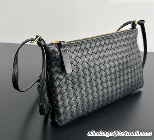 Best Product Bottega Veneta Intrecciato Piccolo Medium Pouch 876625 Black 2026
