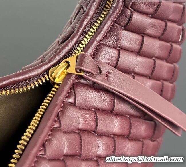 Good Product Bottega Veneta Small Veneta Hobo Bag in Intrecciato Leather 856736 Burgundy 2026