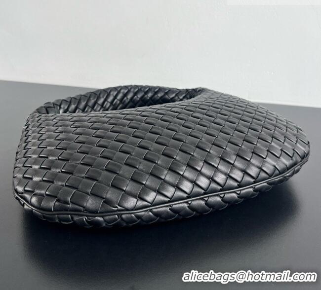 Inexpensive Bottega Veneta Small Veneta Hobo Bag in Intrecciato Leather 856736 Black 2026