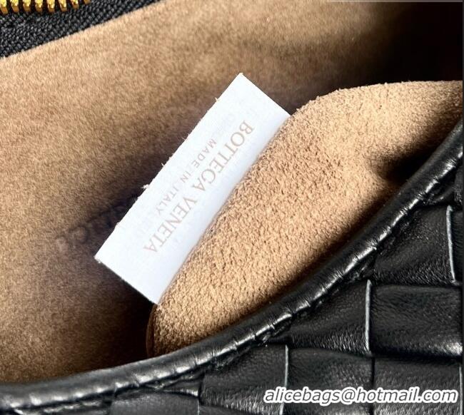 Inexpensive Bottega Veneta Small Veneta Hobo Bag in Intrecciato Leather 856736 Black 2026