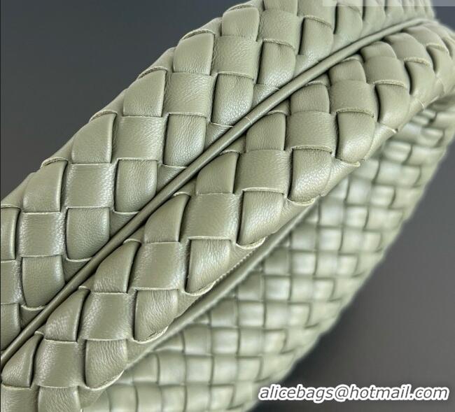 Best Price Bottega Veneta Small Veneta Hobo Bag in Intrecciato Leather 856736 Pickle Green 2026