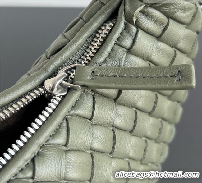 Best Price Bottega Veneta Small Veneta Hobo Bag in Intrecciato Leather 856736 Pickle Green 2026
