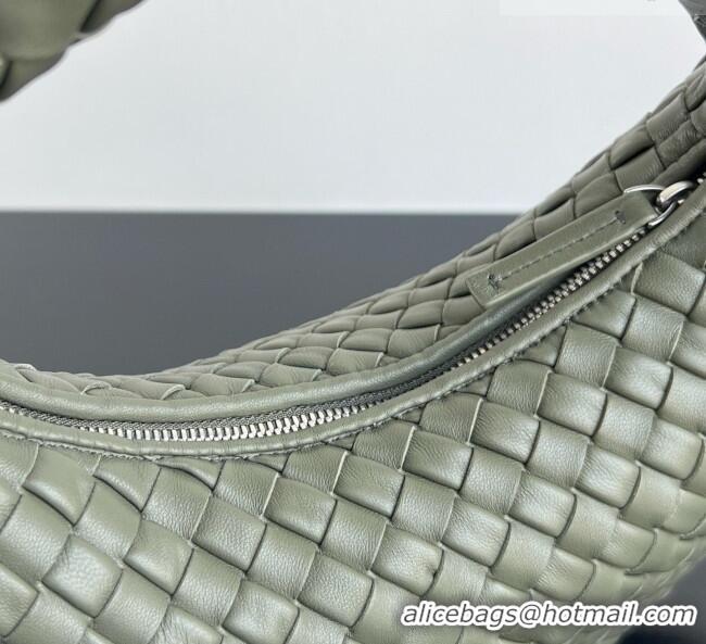 Best Price Bottega Veneta Small Veneta Hobo Bag in Intrecciato Leather 856736 Pickle Green 2026