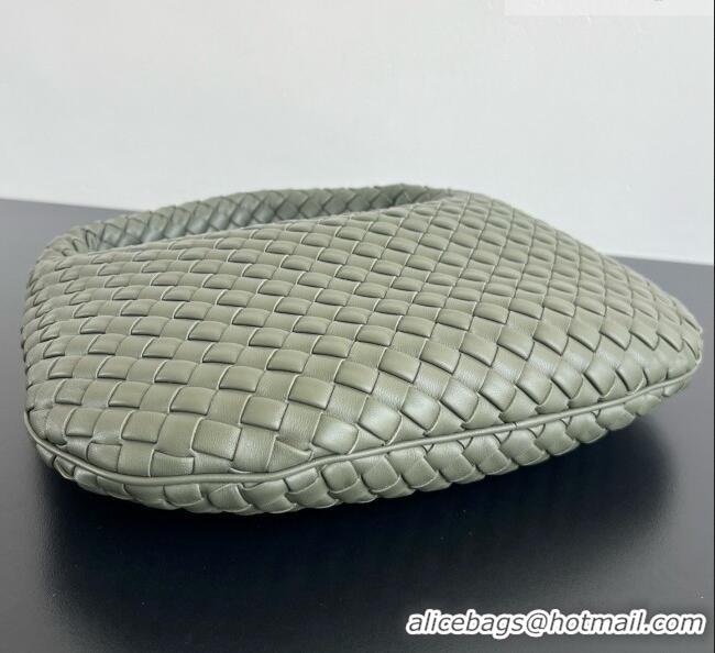 Best Price Bottega Veneta Small Veneta Hobo Bag in Intrecciato Leather 856736 Pickle Green 2026