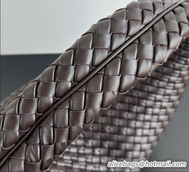 Best Quality Bottega Veneta Maxi Veneta Hobo Bag in Intrecciato Leather 856739 Fondant Brown 2026