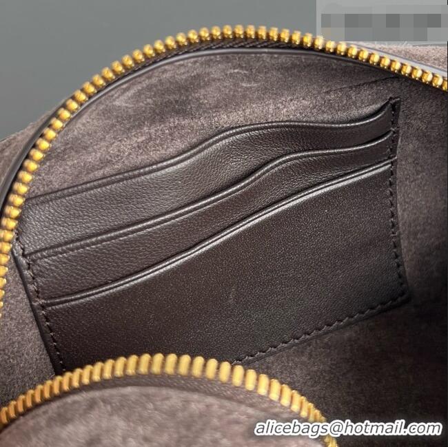 Famous Brand Bottega Veneta Small Nodo Pouch in Intrecciato Leather 876510 Fondant Brown 2026
