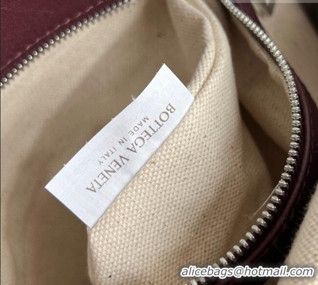 Promotional Bottega Veneta Mens Back To School Backpack Bag in Intrecciato Leather 805971 Burgundy 2026