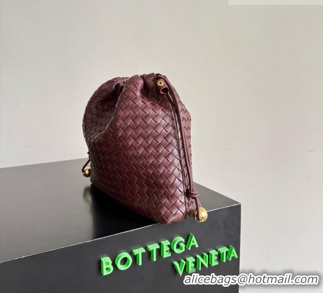 Traditional Specials Bottega Veneta Large Dustbag in Intrecciato Leather 868502 Burgundy 2026