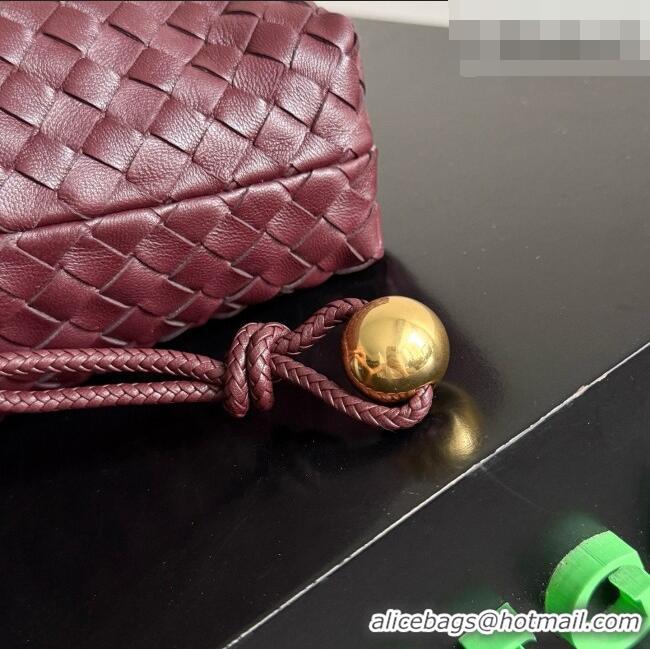 Traditional Specials Bottega Veneta Large Dustbag in Intrecciato Leather 868502 Burgundy 2026