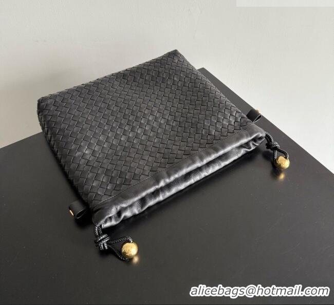 Shop Cheap Bottega Veneta Large Dustbag in Intrecciato Leather 868502 Black 2026