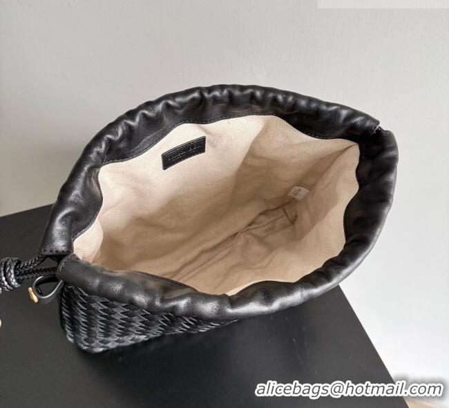 Shop Cheap Bottega Veneta Large Dustbag in Intrecciato Leather 868502 Black 2026