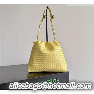 Good Taste Bottega Veneta Large Dustbag in Intrecciato Leather 868502 Yellow 2026