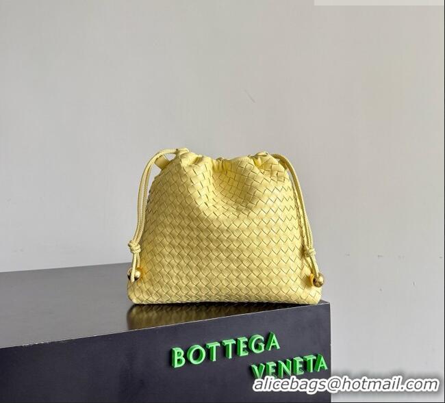 Good Taste Bottega Veneta Large Dustbag in Intrecciato Leather 868502 Yellow 2026