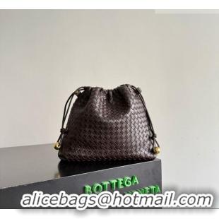 Luxury Cheap Bottega Veneta Large Dustbag in Intrecciato Leather 868502 Fondant Brown 2026