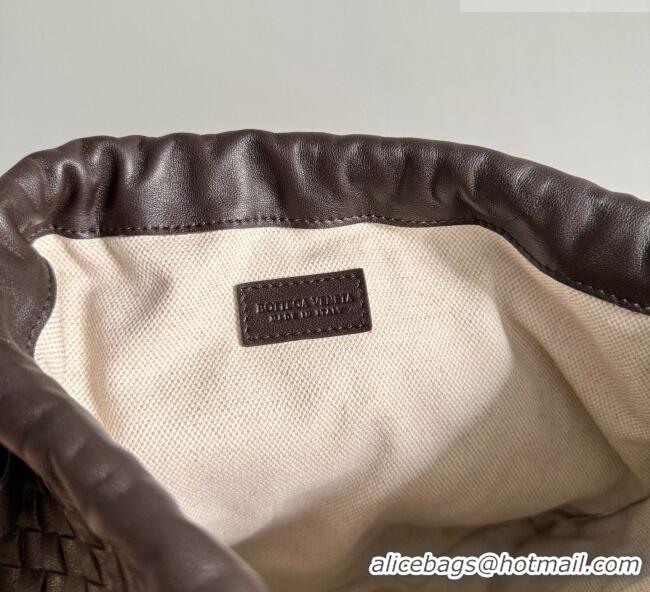 Luxury Cheap Bottega Veneta Large Dustbag in Intrecciato Leather 868502 Fondant Brown 2026