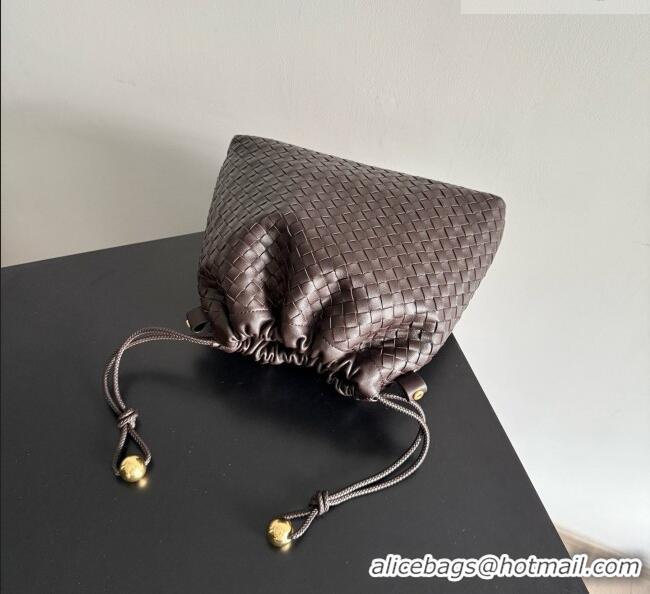 Luxury Cheap Bottega Veneta Large Dustbag in Intrecciato Leather 868502 Fondant Brown 2026