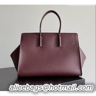Classic Promotional Bottega Veneta Barbara Tote Bag in Smooth Leather 868327 Burgundy 2026