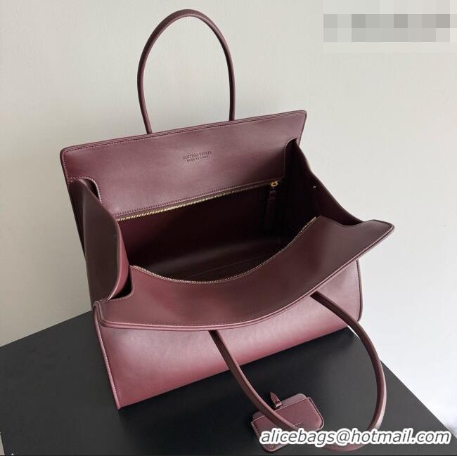 Classic Promotional Bottega Veneta Barbara Tote Bag in Smooth Leather 868327 Burgundy 2026