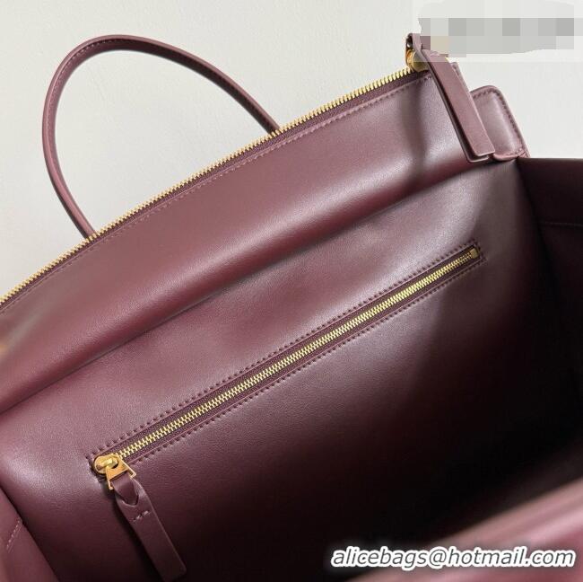 Classic Promotional Bottega Veneta Barbara Tote Bag in Smooth Leather 868327 Burgundy 2026