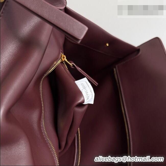 Classic Promotional Bottega Veneta Barbara Tote Bag in Smooth Leather 868327 Burgundy 2026