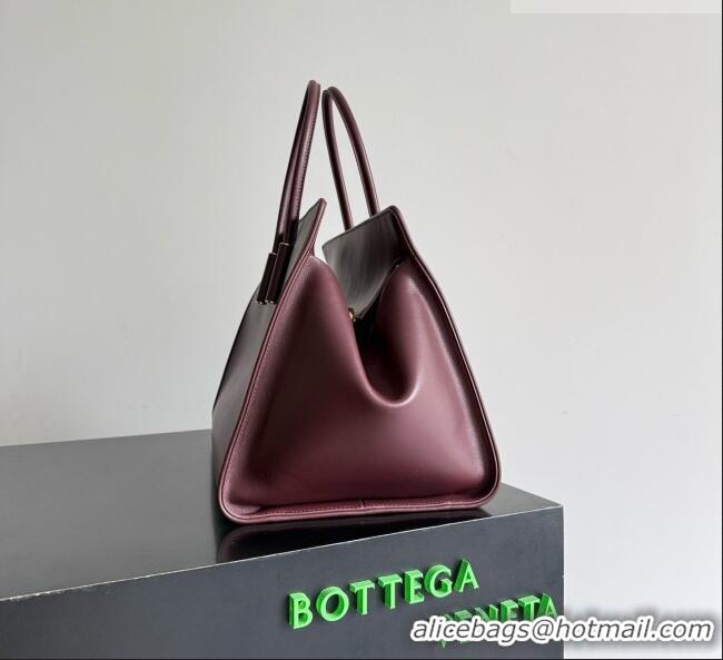 Classic Promotional Bottega Veneta Barbara Tote Bag in Smooth Leather 868327 Burgundy 2026