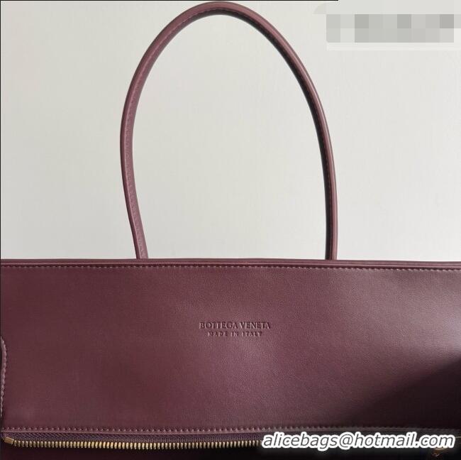 Classic Promotional Bottega Veneta Barbara Tote Bag in Smooth Leather 868327 Burgundy 2026