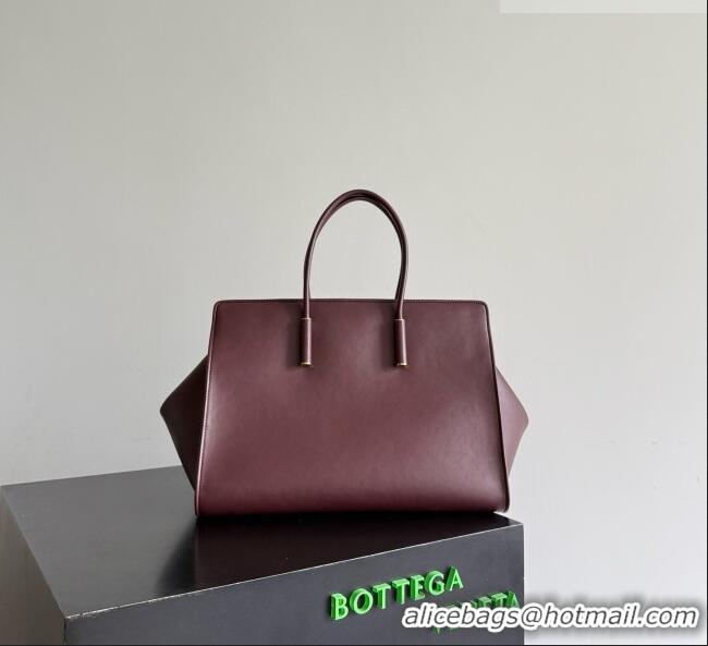 Classic Promotional Bottega Veneta Barbara Tote Bag in Smooth Leather 868327 Burgundy 2026