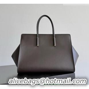 Buy Grade Bottega Veneta Barbara Tote Bag in Smooth Leather 868327 Fondant Brown 2026