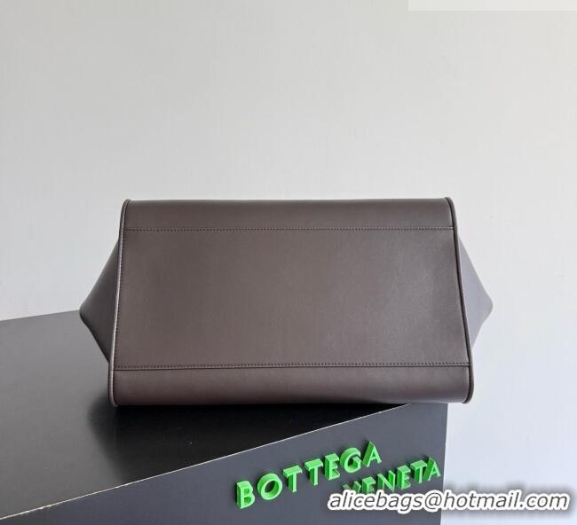 Buy Grade Bottega Veneta Barbara Tote Bag in Smooth Leather 868327 Fondant Brown 2026