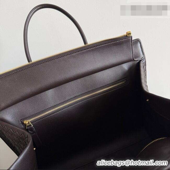 Grade Price Bottega Veneta Barbara Tote Bag in Canvas/Leather 868327 Fondant Brown/Natual 2026