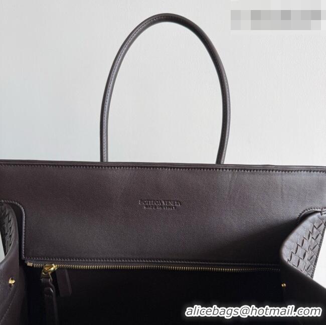 Grade Price Bottega Veneta Barbara Tote Bag in Canvas/Leather 868327 Fondant Brown/Natual 2026