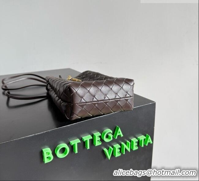 Super Quality Bottega Veneta Andiamo Phone Pouch in Intrecciato Leather 843890 Fondant Brown 2026