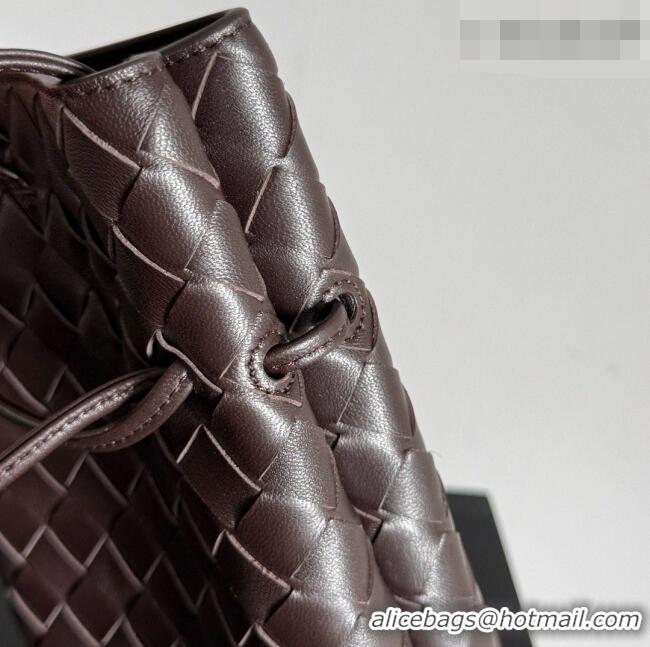Super Quality Bottega Veneta Andiamo Phone Pouch in Intrecciato Leather 843890 Fondant Brown 2026