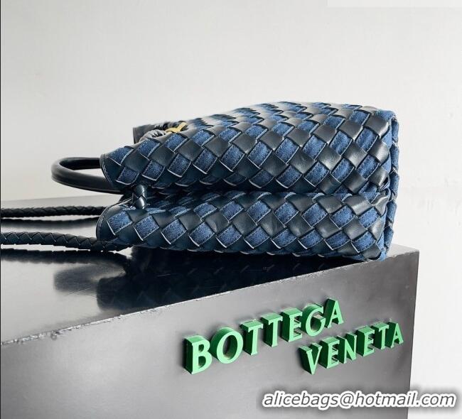 Market Sells Bottega Veneta Medium Andiamo Bag in Denim and Leather BV082665 Blue 2026
