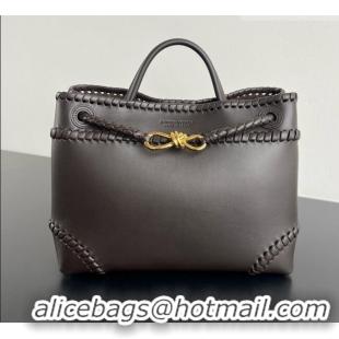 New Design Bottega Veneta Medium Andiamo Bag in Smooth Calfskin BV082702 Fondant Brown 2026