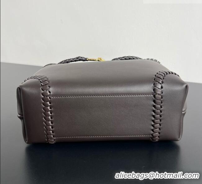 New Design Bottega Veneta Medium Andiamo Bag in Smooth Calfskin BV082702 Fondant Brown 2026