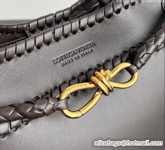 New Design Bottega Veneta Medium Andiamo Bag in Smooth Calfskin BV082702 Fondant Brown 2026