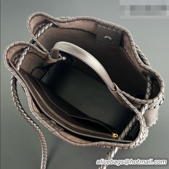 New Design Bottega Veneta Medium Andiamo Bag in Smooth Calfskin BV082702 Fondant Brown 2026