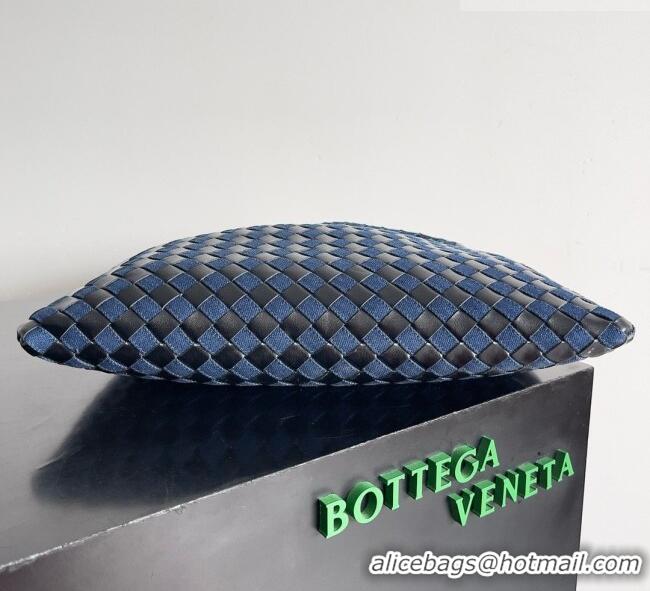 Inexpensive Bottega Veneta Small Hop Hobo Bag Intrecciato Leather and Denim BV082703 Blue 2026