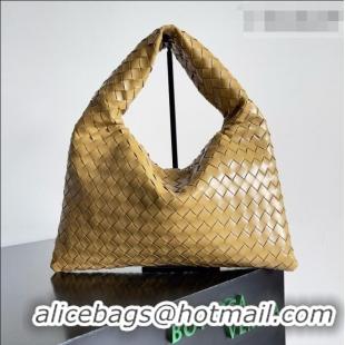 Promotional Bottega Veneta Small Hop Hobo Bag Intrecciato Leather BV082707 Apricot 2026