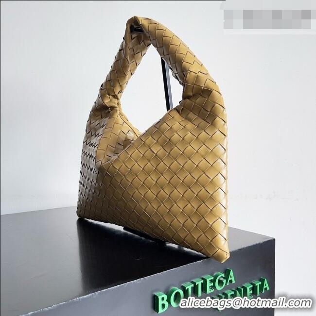 Promotional Bottega Veneta Small Hop Hobo Bag Intrecciato Leather BV082707 Apricot 2026