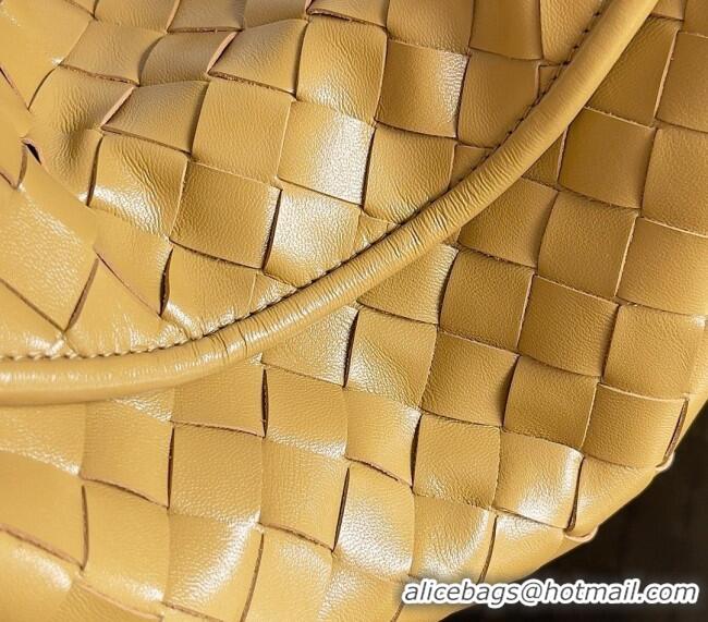 Promotional Bottega Veneta Small Hop Hobo Bag Intrecciato Leather BV082707 Apricot 2026