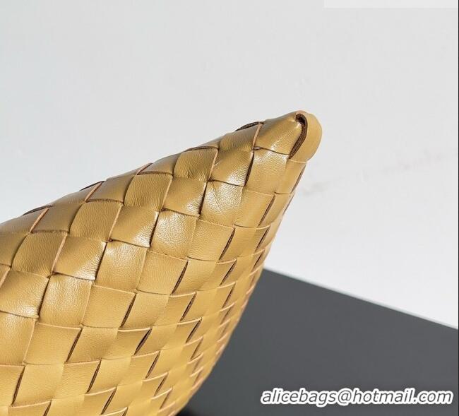 Promotional Bottega Veneta Small Hop Hobo Bag Intrecciato Leather BV082707 Apricot 2026