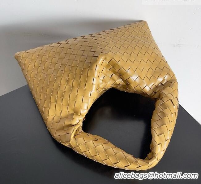 Promotional Bottega Veneta Small Hop Hobo Bag Intrecciato Leather BV082707 Apricot 2026
