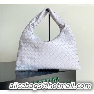 Top Grade Bottega Veneta Small Hop Hobo Bag Intrecciato Leather BV082708 Light Purple 2026