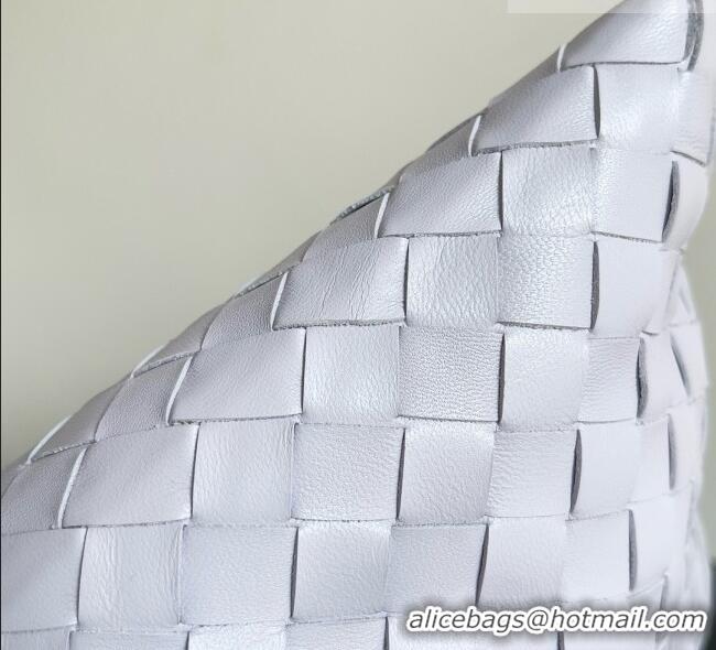 Top Grade Bottega Veneta Small Hop Hobo Bag Intrecciato Leather BV082708 Light Purple 2026