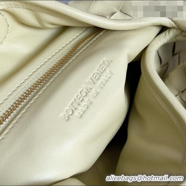 Low Cost Bottega Veneta Small Hop Hobo Bag Intrecciato Leather BV082709 Yellow 2026