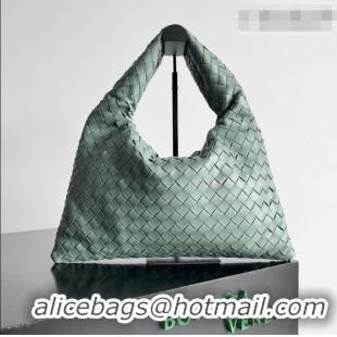 New Fashion Bottega Veneta Small Hop Hobo Bag Intrecciato Leather BV082710 Pickle Green 2026